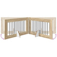 Načíst obrázek do prohlížeče galerie, Skládací psí brána se stojany 2 pcs Dub sonoma 200,5 cm