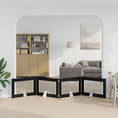 Načíst obrázek do prohlížeče galerie, Skládací psí brána se stojany 4 pcs Černý dub 401 cm