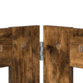 Načíst obrázek do prohlížeče galerie, Skládací psí brána se stojany 2 pcs Kouřový dub 160,5 cm