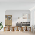 Načíst obrázek do prohlížeče galerie, Skládací psí brána se stojany 6 pcs Kouřový dub 482 cm