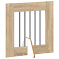 Načíst obrázek do prohlížeče galerie, Skládací psí brána se stojany 2 pcs Dub sonoma 120,5 cm