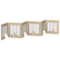 Načíst obrázek do prohlížeče galerie, Skládací psí brána se stojany 6 pcs Dub sonoma 362 cm