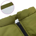 Načíst obrázek do prohlížeče galerie, Psí kabát Armádně zelená L44 Fleece a polyester