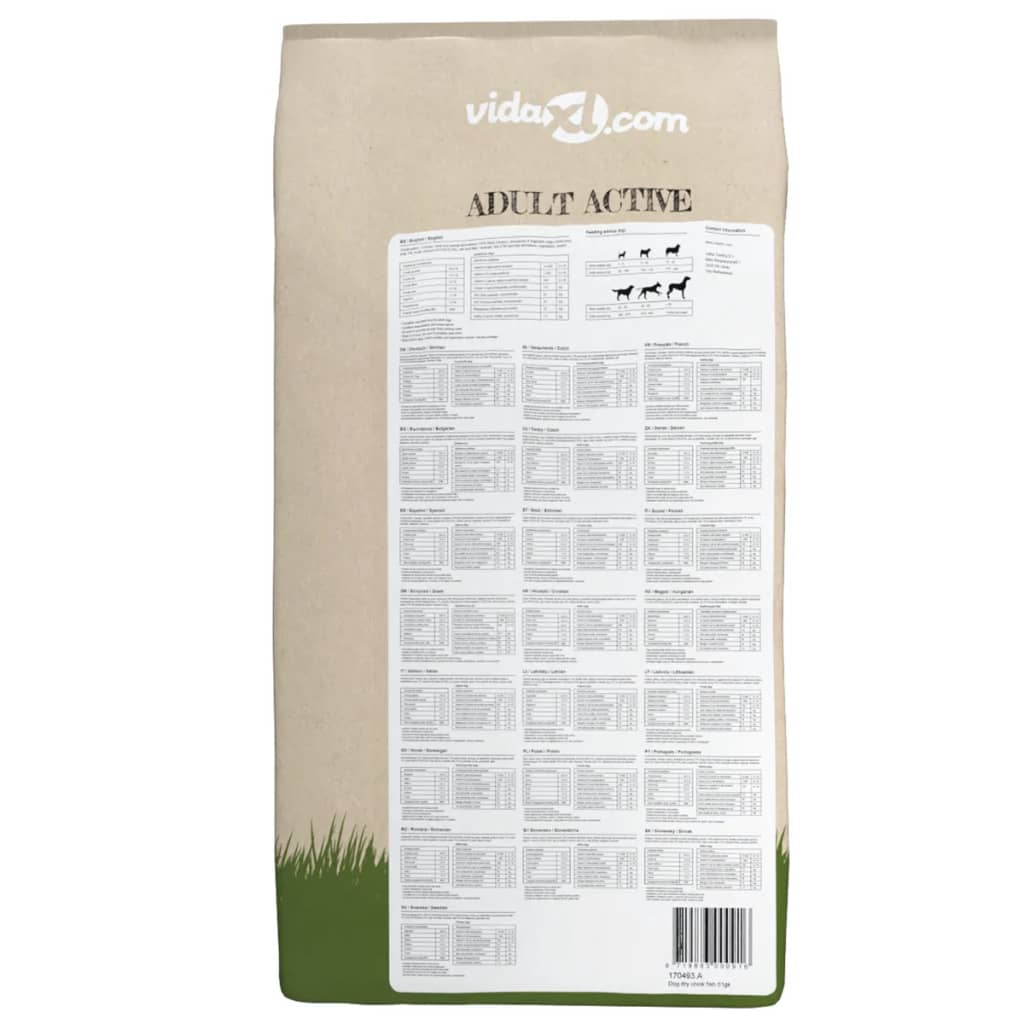Prémiové suché krmivo pro psy Adult Active Chicken & Fish 15 kg