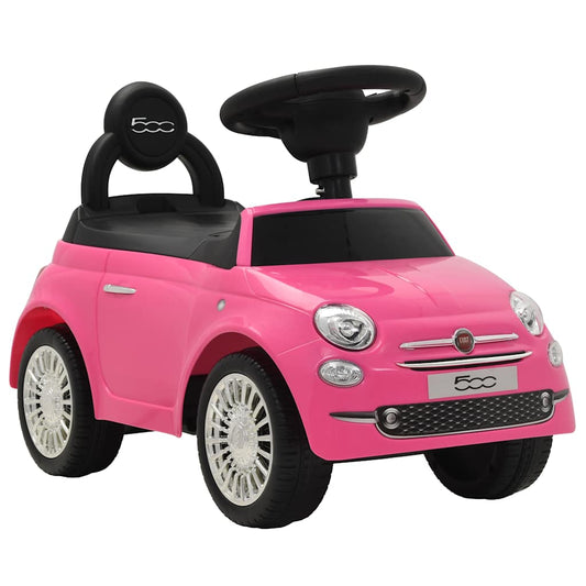 Dětské autíčko Fiat 500 růžové.