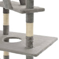 Načíst obrázek do prohlížeče galerie, Škrabadlo pro kočky se sisalovými sloupky 230–260 cm šedé
