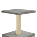 Načíst obrázek do prohlížeče galerie, Škrabadlo pro kočky sisalové sloupky 55 cm šedé
