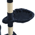 Načíst obrázek do prohlížeče galerie, Škrabadlo pro kočky se sisalovými sloupky 138 cm tmavě modré
