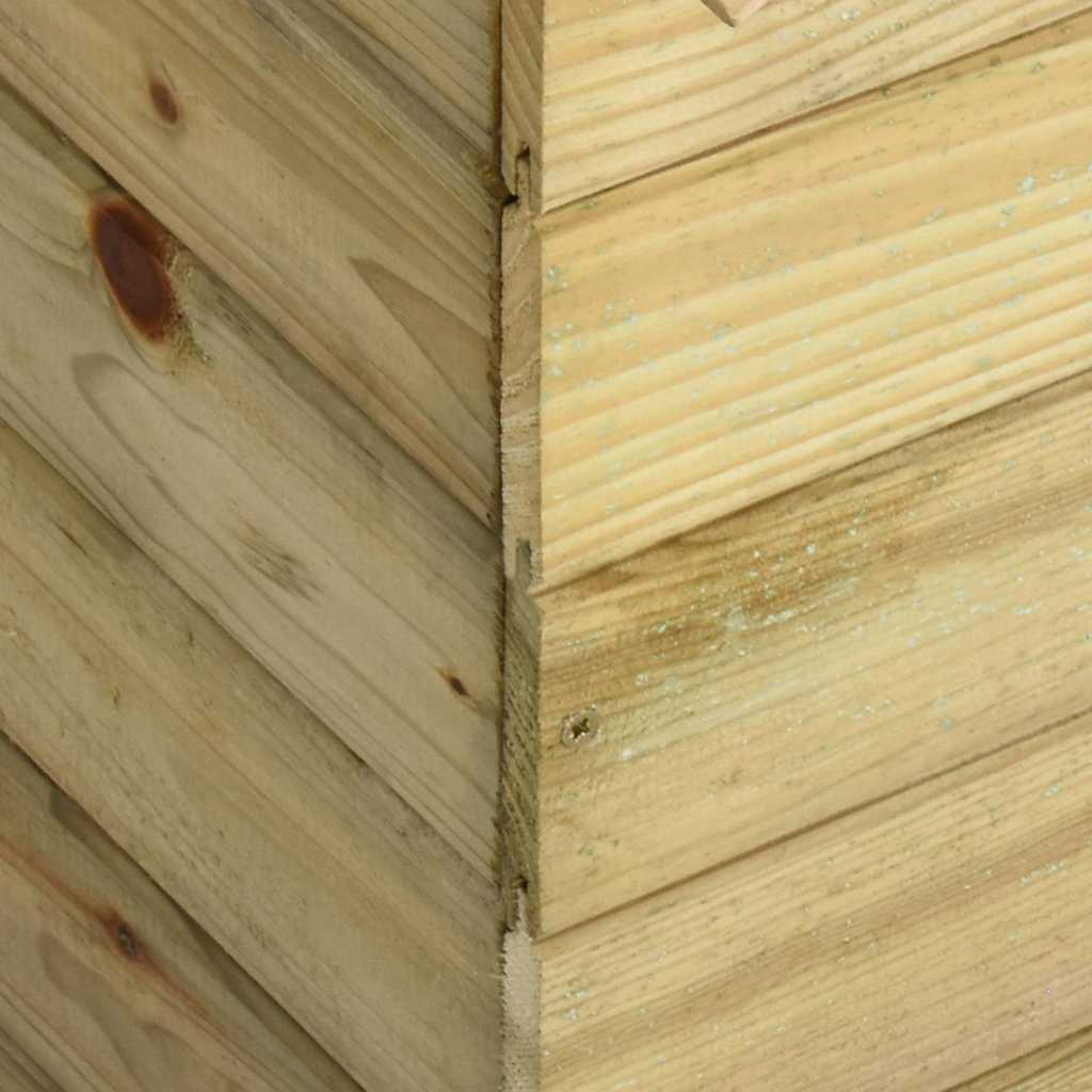 Zahradní psí bouda s otevírací střechou impregnovaná borovice