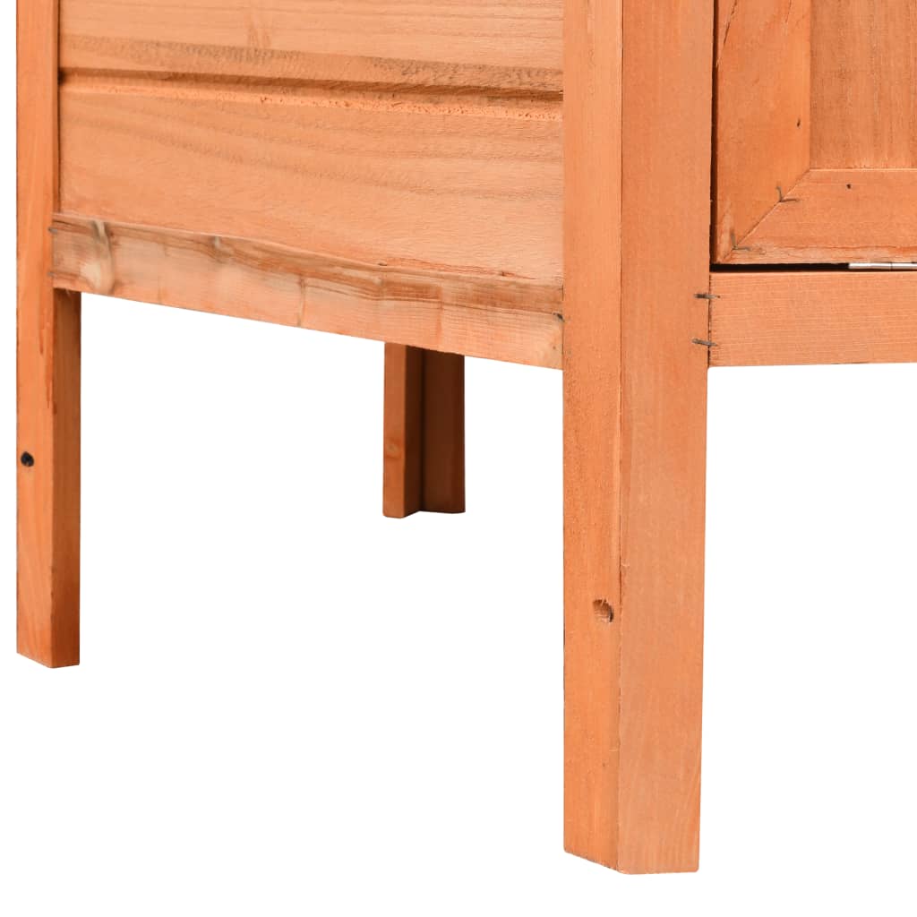 Kurník 126 x 117 x 125 cm masivní borové a jedlové dřevo