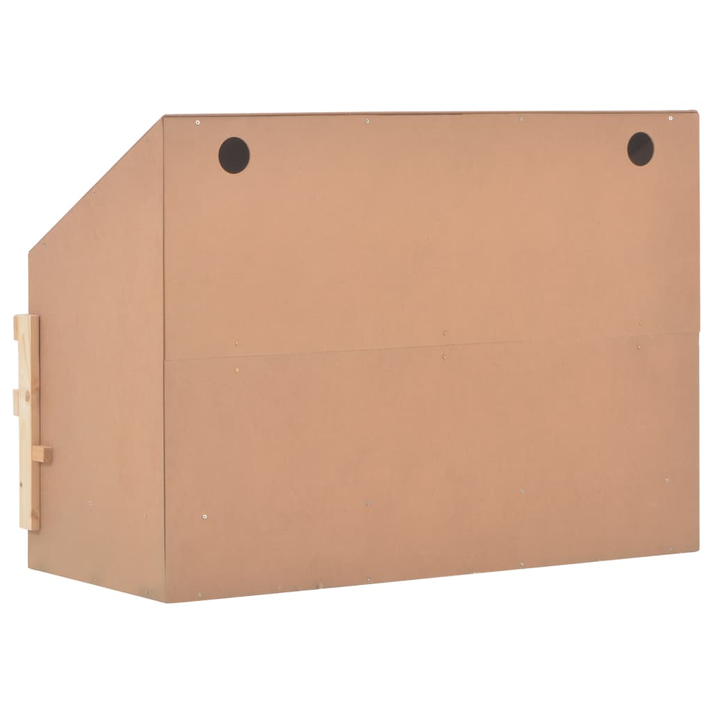Snáškové hnízdo 3 boxy 93 x 40 x 65 cm masivní borovice