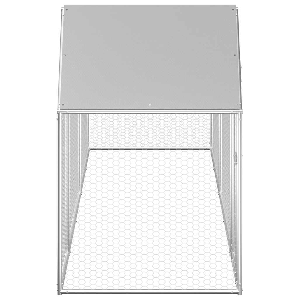 Klec pro kuřata 5 x 1 x 1,5 m pozinkovaná ocel