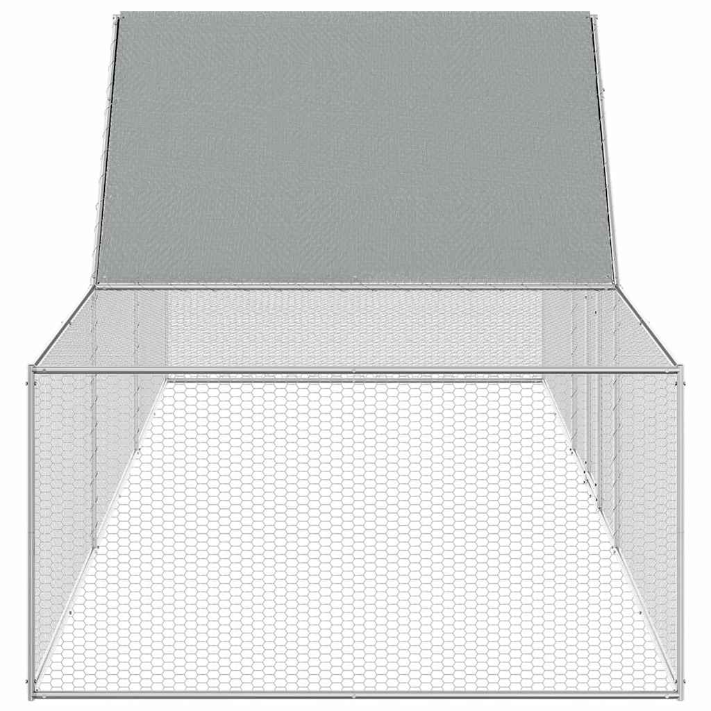 Klec pro kuřata 5 x 1 x 1,5 m pozinkovaná ocel