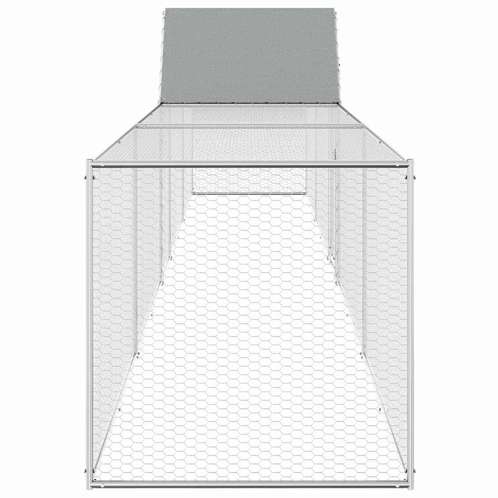 Klec pro kuřata 9 x 1 x 1,5 m pozinkovaná ocel