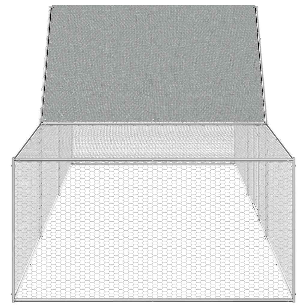 Klec pro kuřata 6 x 2 x 2 m pozinkovaná ocel