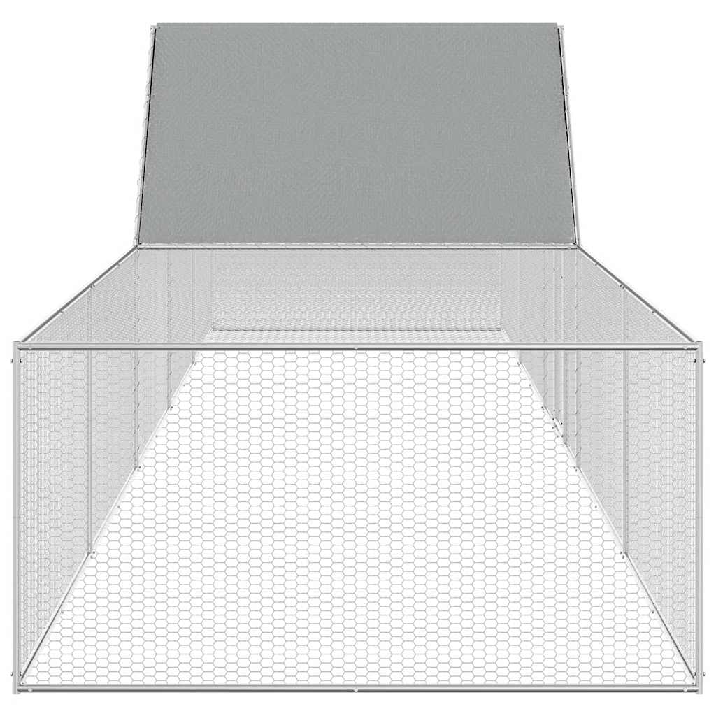 Klec pro kuřata 10 x 2 x 2 m pozinkovaná ocel