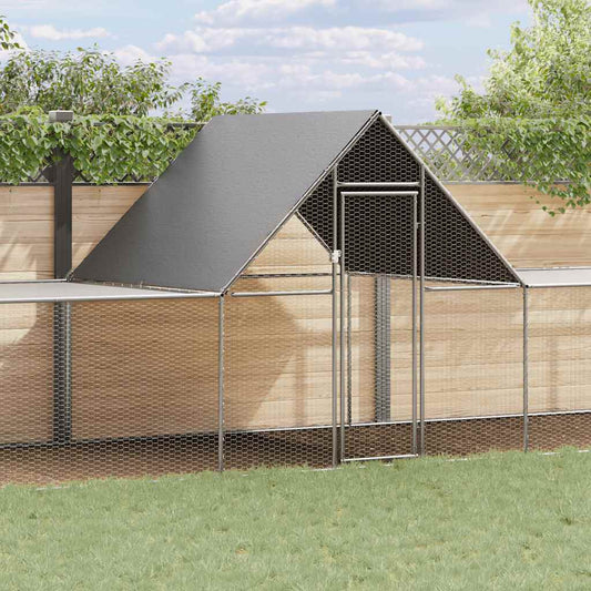 Klec pro kuřata 10 x 2 x 2 m pozinkovaná ocel