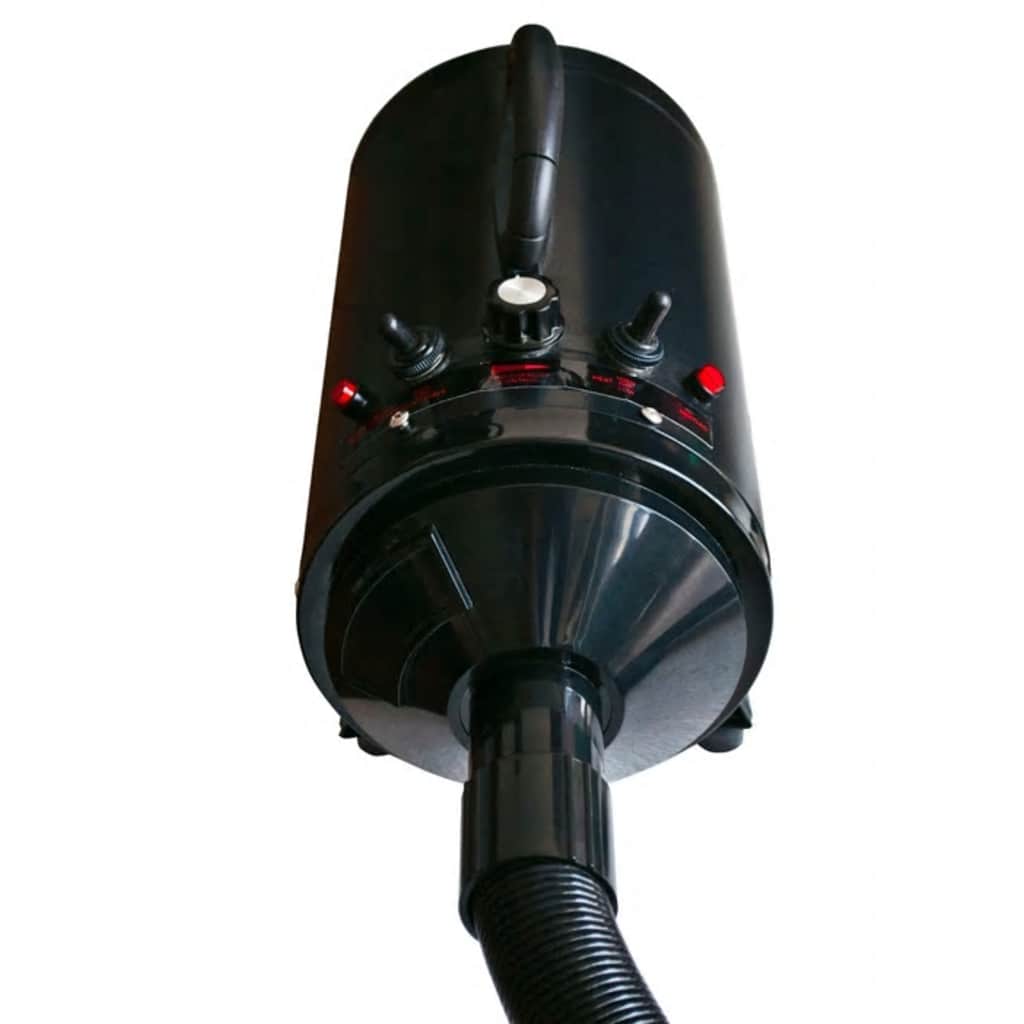 Vysoušeč srsti pro psy se 3 nástavci černý 2 400 W