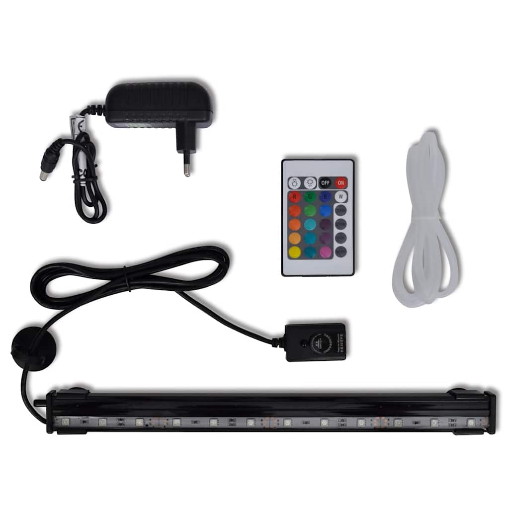 LED akvarijní ponorná lampa s bublinkami RGB 32 cm