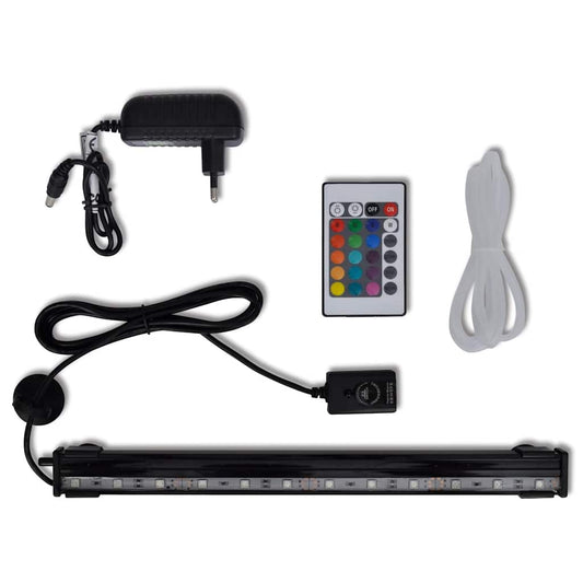 LED akvarijní ponorná lampa s bublinkami RGB 32 cm