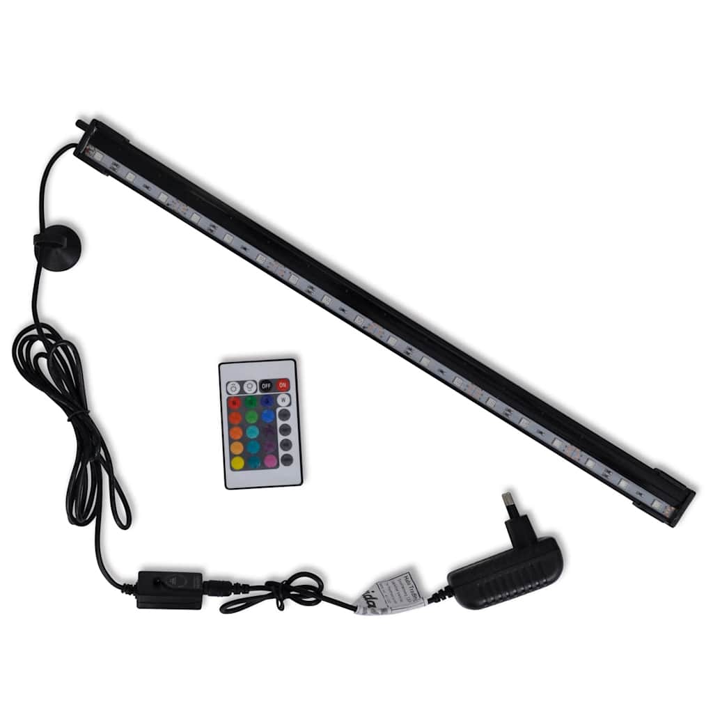 LED akvarijní lampa s bublinkami RGB 48 cm