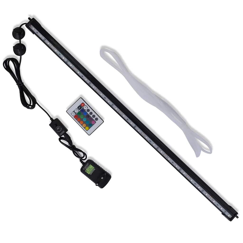 LED akvarijní lampa s bublinkami RGB 71 cm