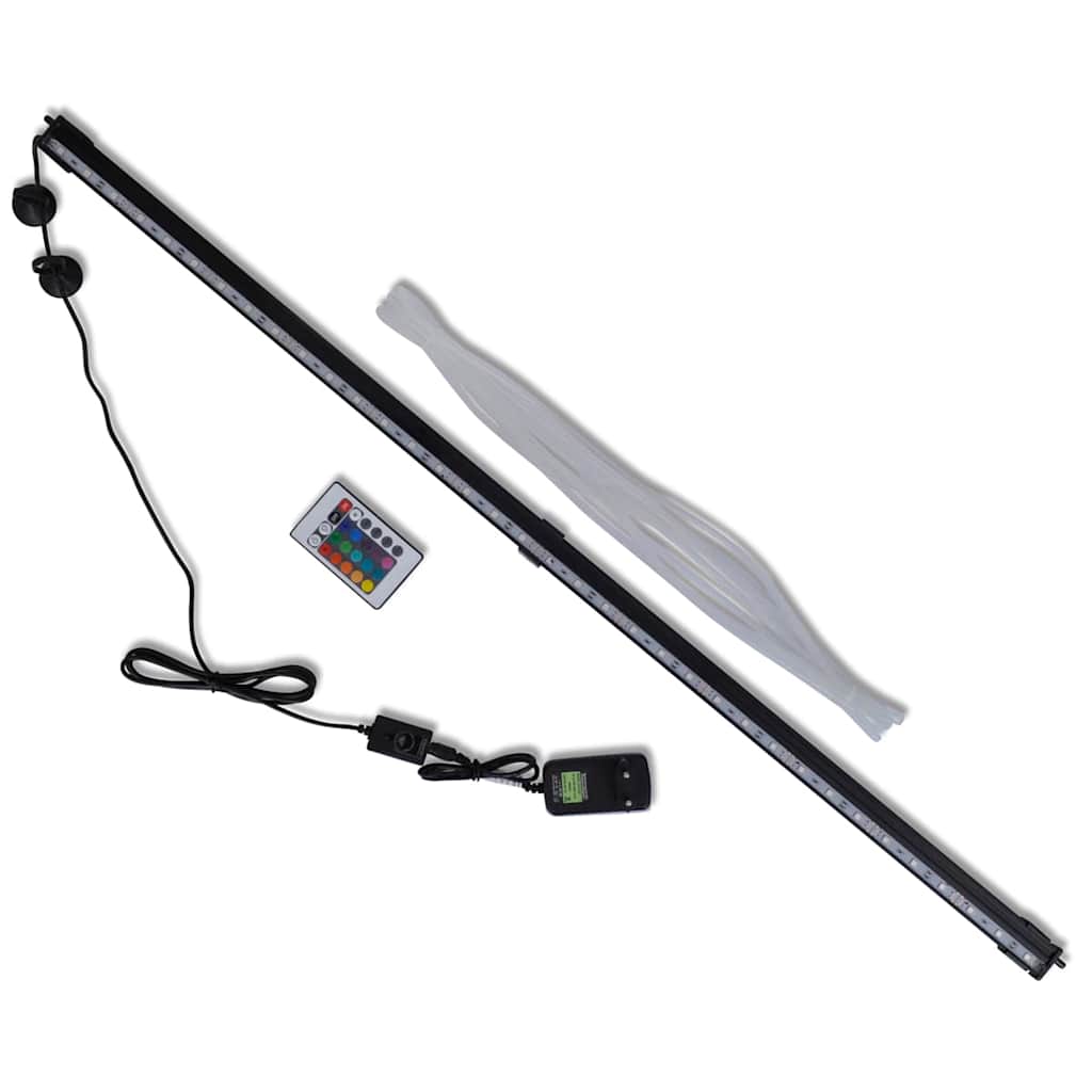 LED akvarijní lampa s bublinkami RGB 94 cm