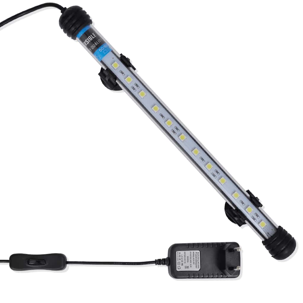 LED akvarijní lampa 28 cm bílá