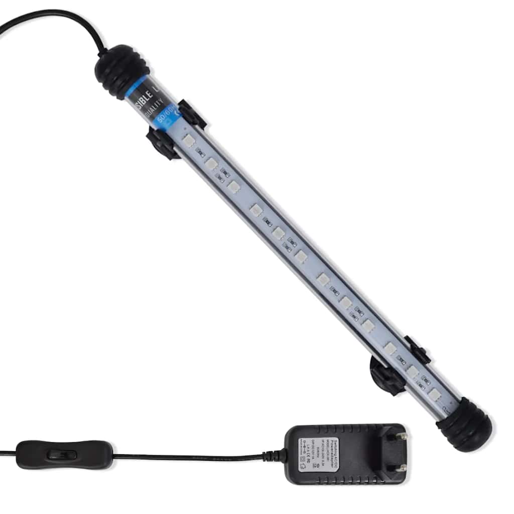 LED akvarijní lampa 28 cm modrá