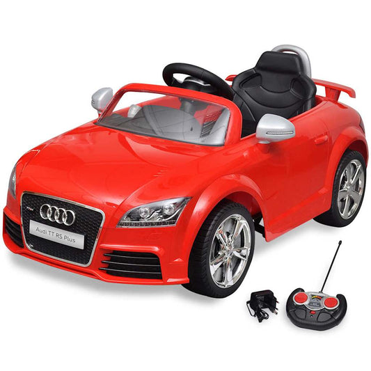 Audi TT RS dětské auto s dálkovým ovládáním červené.