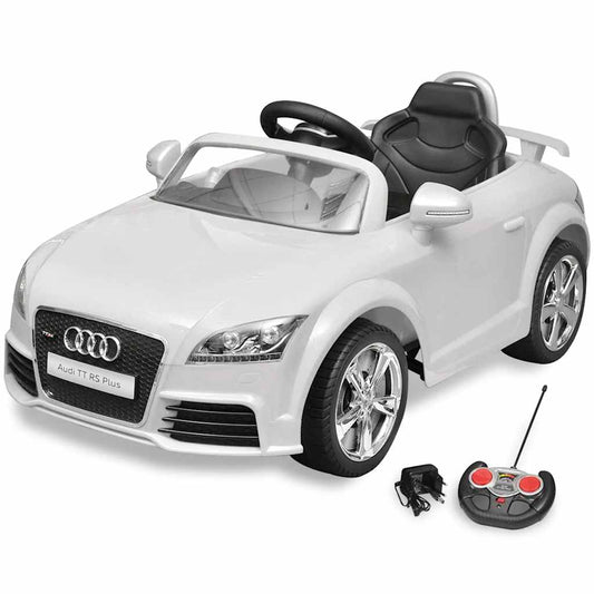 Audi TT RS dětské auto s dálkovým ovládáním bílé.