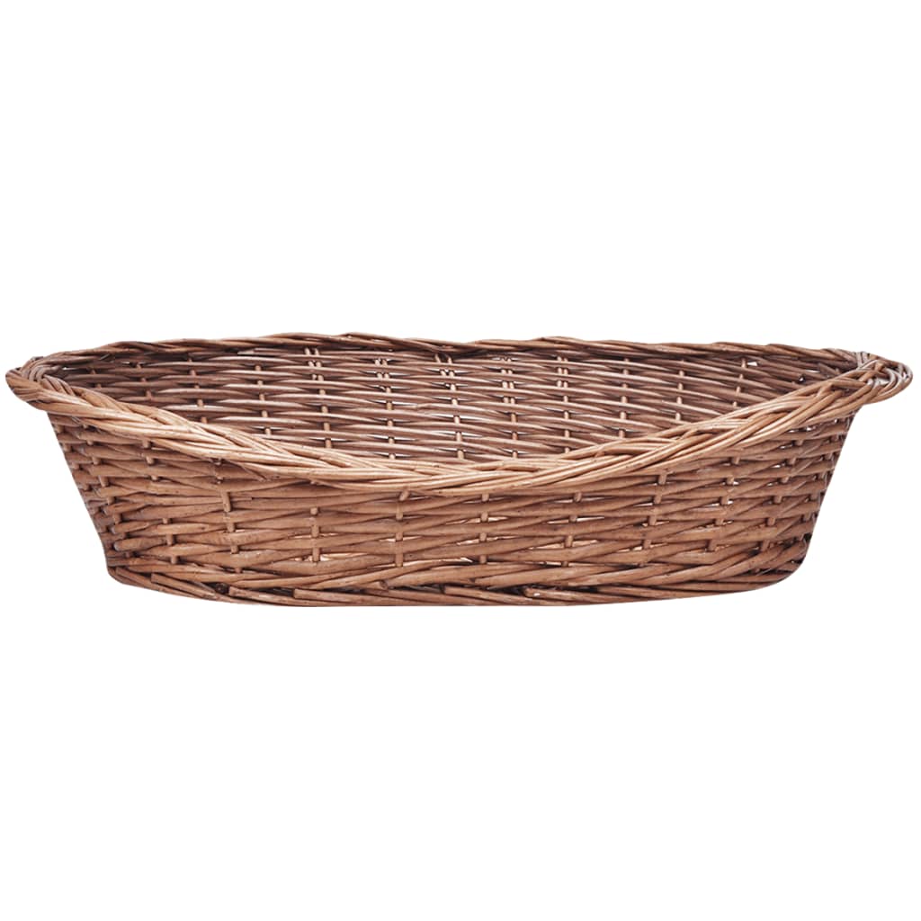 Proutěný koš / pelech pro psa přírodní 50 cm