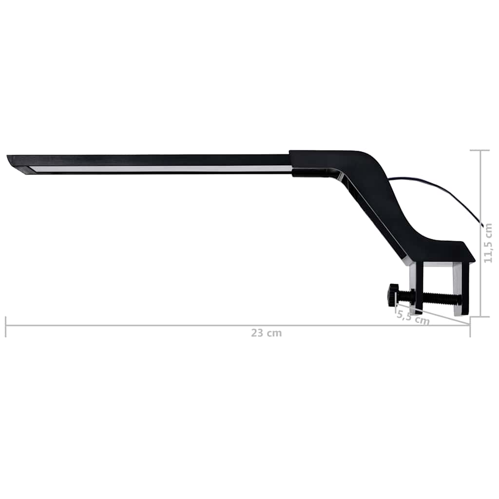 LED světlo do akvária se svorkami 25–45 cm modré a bílé