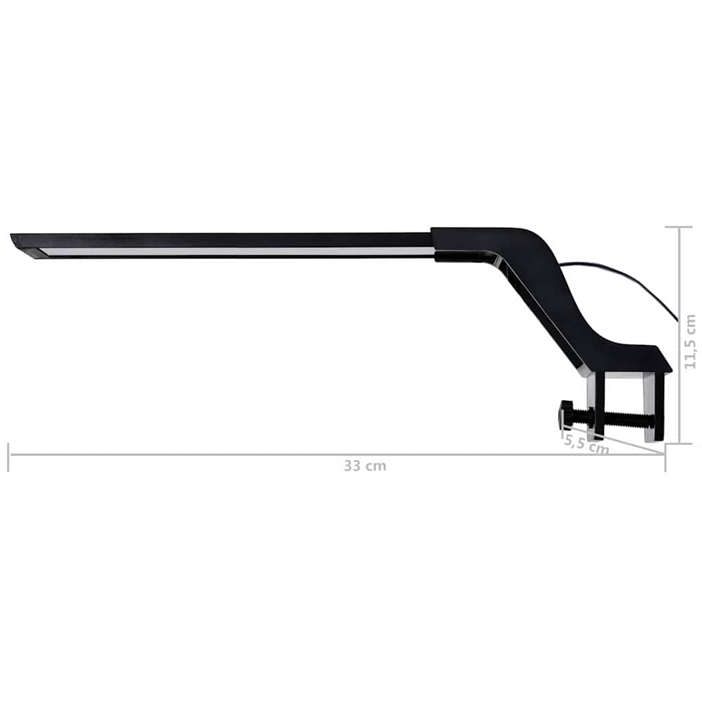 LED světlo do akvária se svorkami 35–55 cm modré a bílé