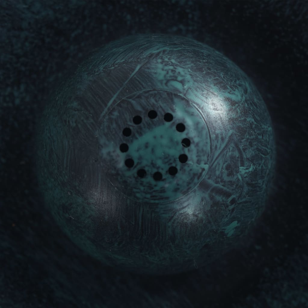 Ptačí pítko s fontánou zelené 50 x 91 cm plast