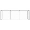 Načíst obrázek do prohlížeče galerie, Klec pro kočky 4,5 x 1,5 x 1,5 m pozinkovaná ocel

