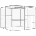 Načíst obrázek do prohlížeče galerie, Klec pro kočky 3 x 3 x 2,5 m pozinkovaná ocel
