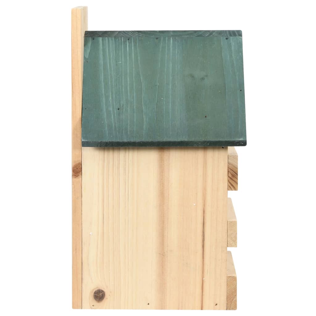 Ptačí budky 4 ks 23 x 19 x 33 cm jedlové dveře