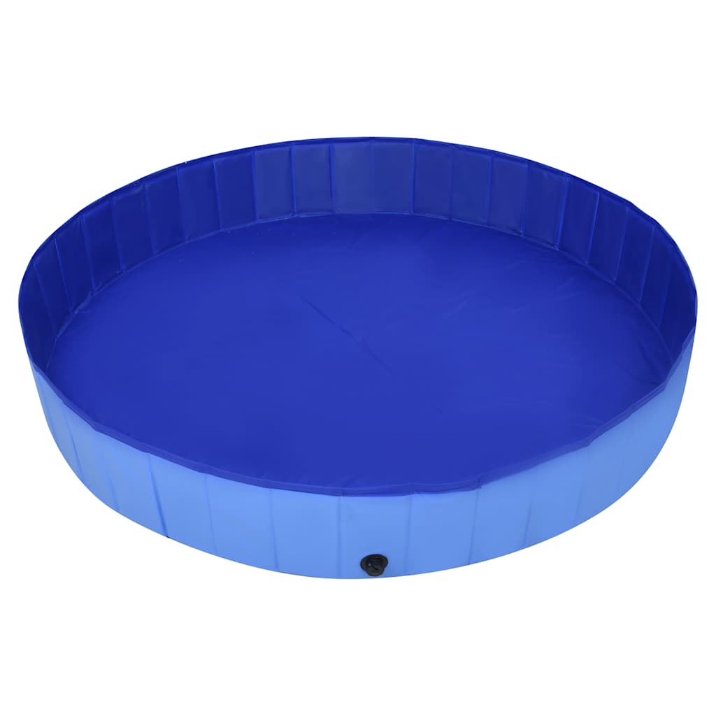 Skládací bazén pro psy modrý 300 x 40 cm PVC