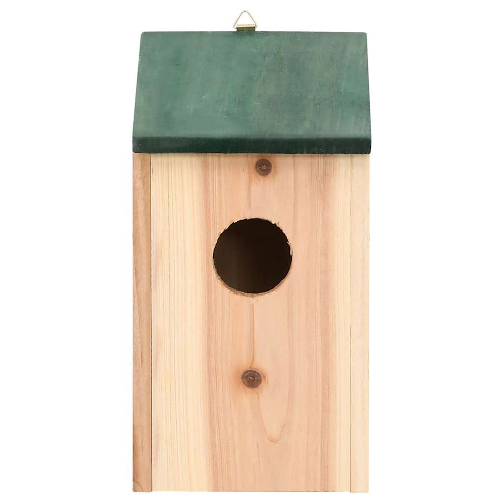 Ptačí budky 10 ks masivní jedlové dřevo 12 x 12 x 22 cm