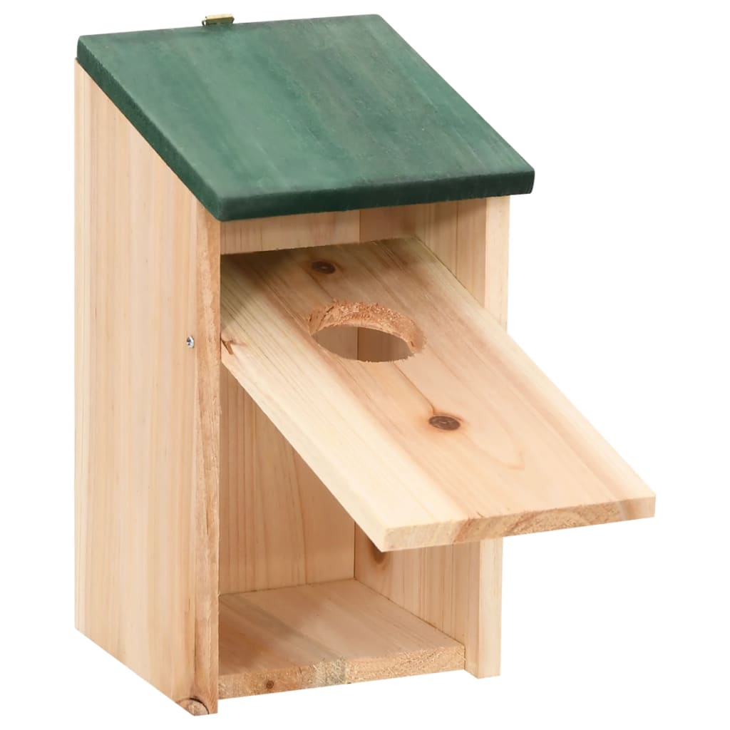 Ptačí budky 10 ks masivní jedlové dřevo 12 x 12 x 22 cm
