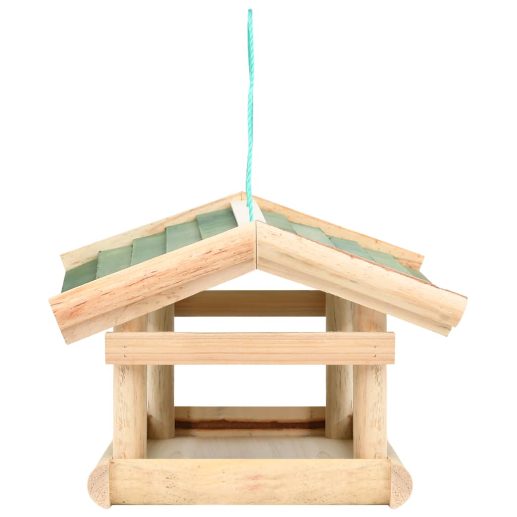 Krmítko pro ptáky masivní dřevo 35 x 29,5 x 21 cm