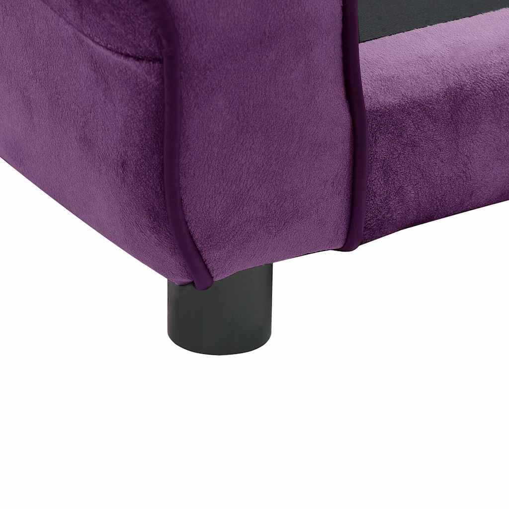Pohovka pro psy vínová 72 x 45 x 30 cm plyš