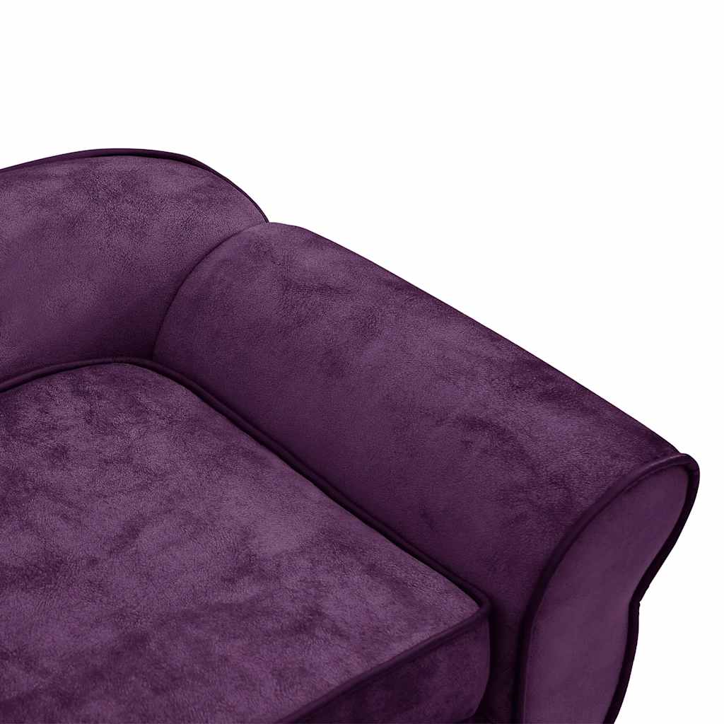 Pohovka pro psy vínová 72 x 45 x 30 cm plyš