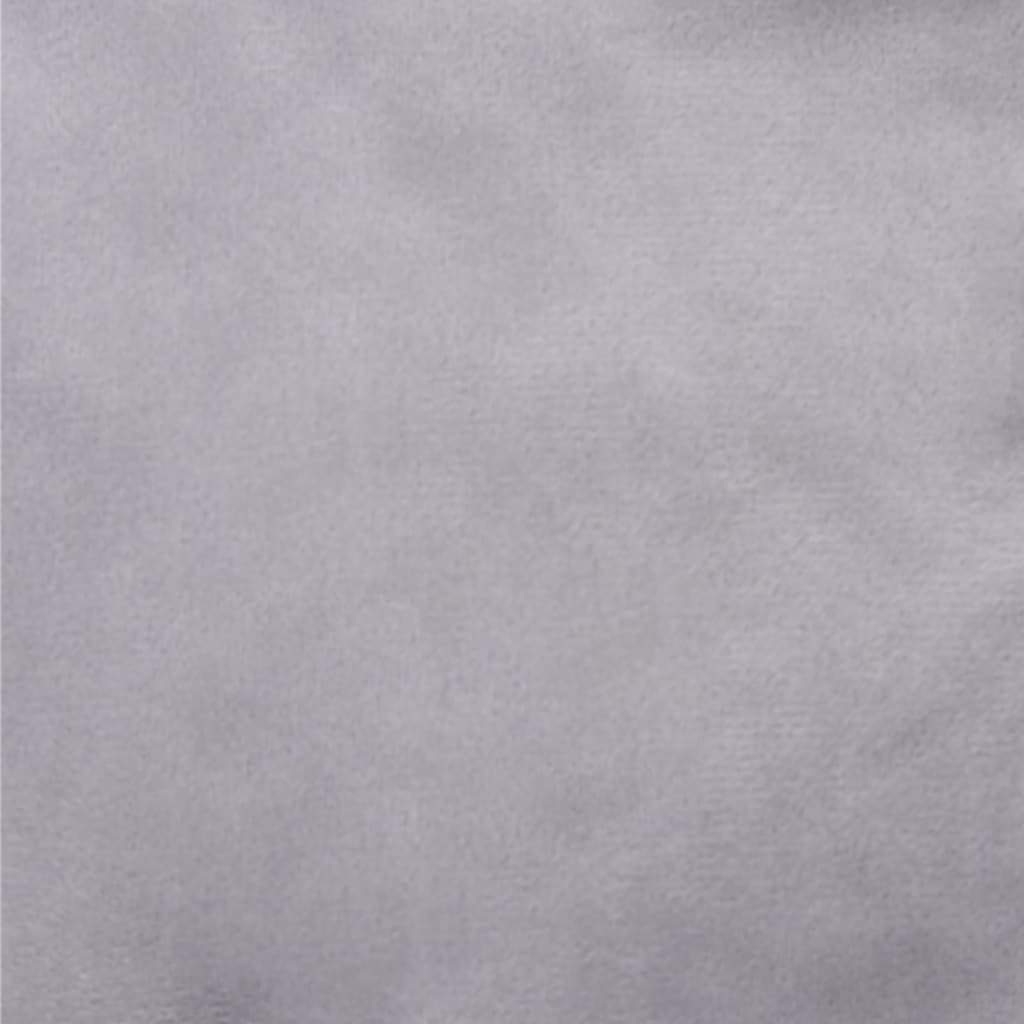 Pelíšek pro psy černý a šedý 69 x 59 x 19 cm plyš a umělá kůže