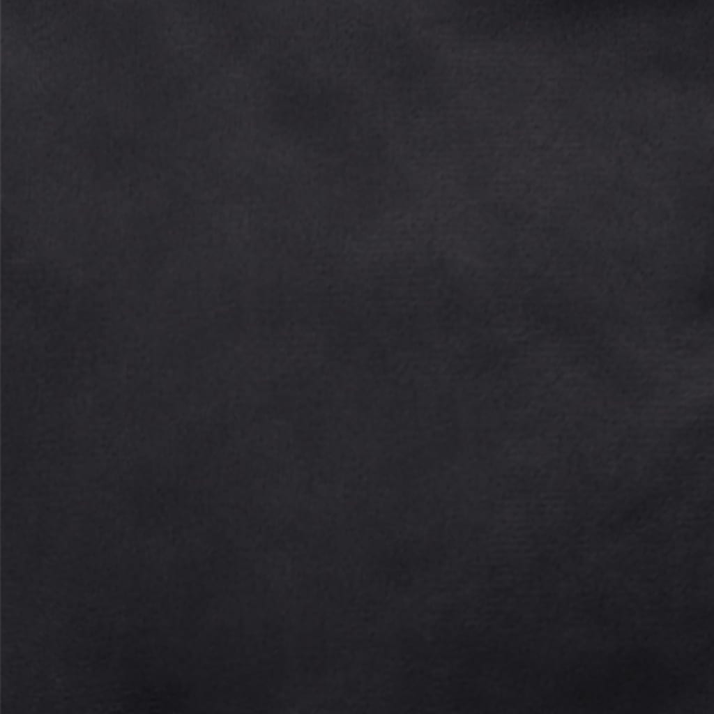 Pelíšek pro psy černý 90 x 79 x 20 cm plyš a umělá kůže