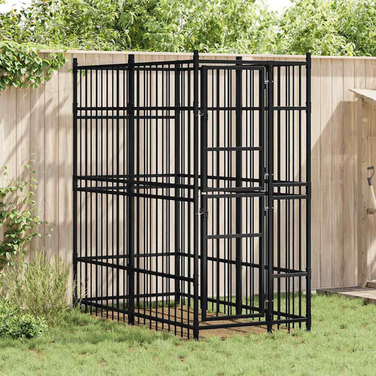 Venkovní psí kotec ocel 1,84 m²