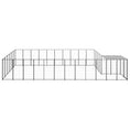 Načíst obrázek do prohlížeče galerie, Psí kotec černý 19,36 m² ocel
