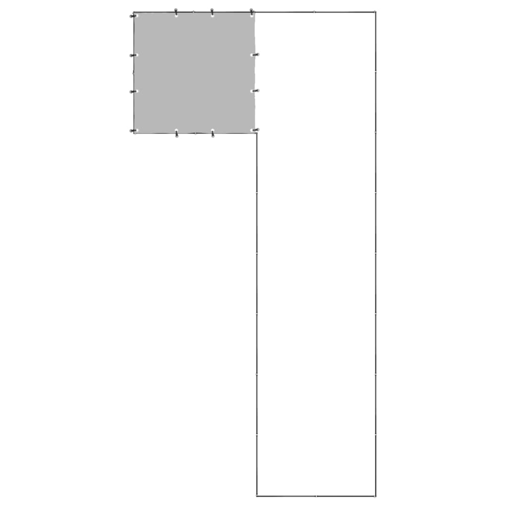 Psí kotec černý 6,05 m² ocel