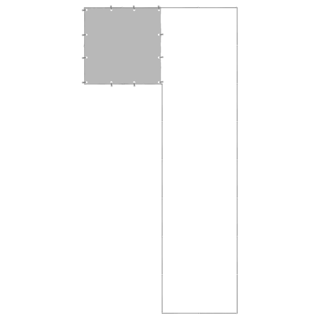 Psí kotec stříbrný 6,05 m² ocel